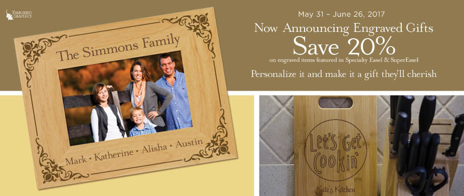 20% off Engraved Gifts