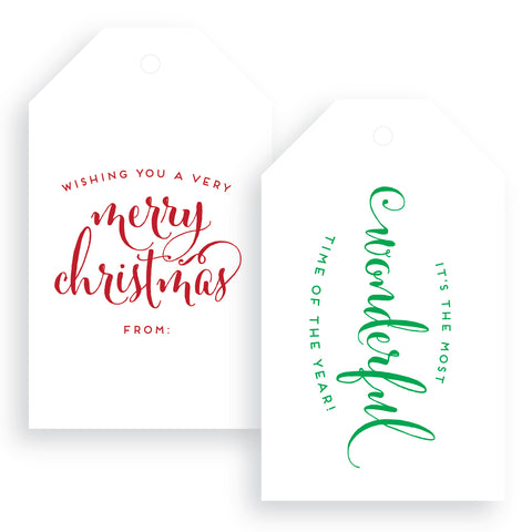 Letterpress Gift Tags