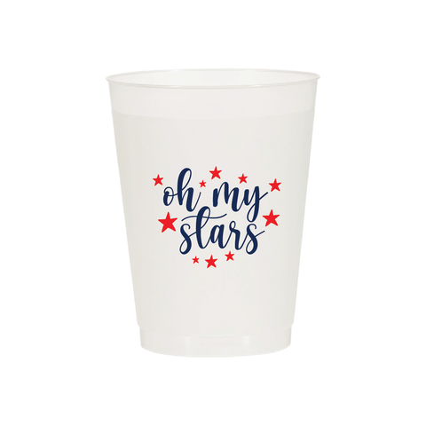 Oh My Stars party cups for 4th of July parties – view 2