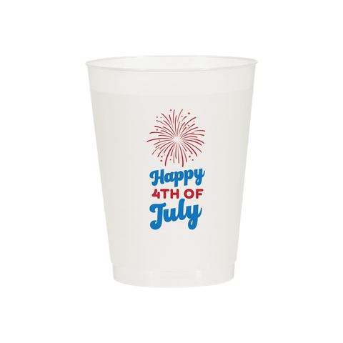 Happy 4th of July with Firework party cups for 4th of July parties – view 2