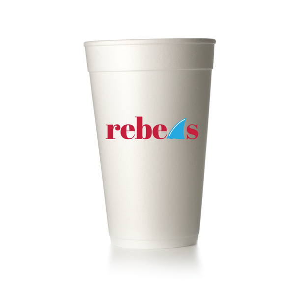 Rebels Fin party cups for Ole Miss tailgates – view 3